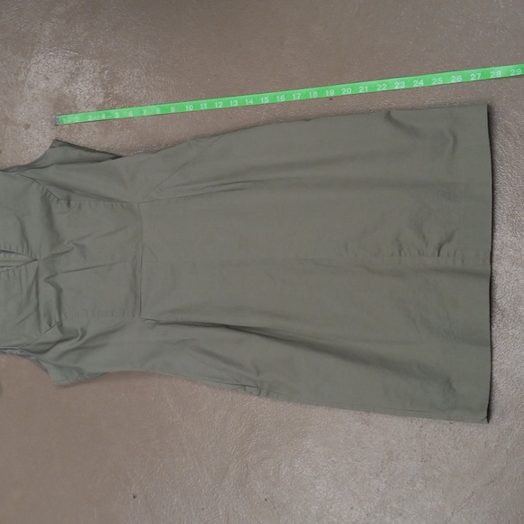 H&M Sage Colored, Sleeveless, Zip Back  Dress - Picture 6 of 12